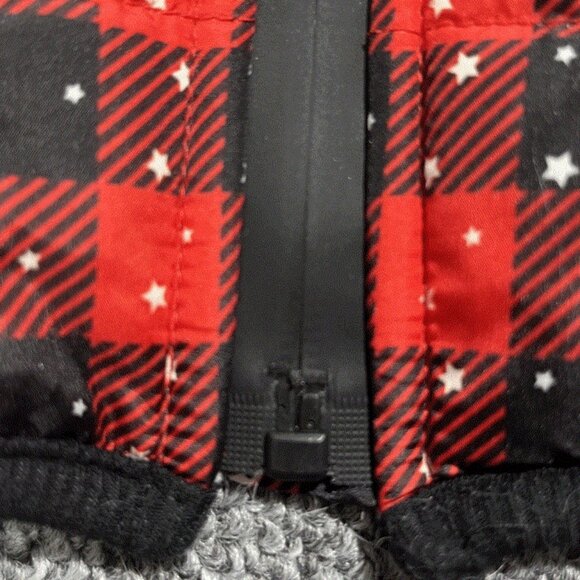 Winter Red Plaid Ski Suit Warm Coat for Small Dog Cat Pet Clothes - Picture 6 of 9